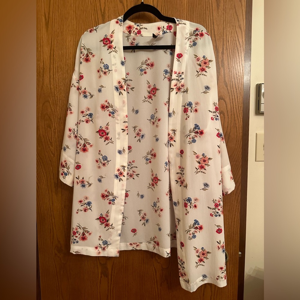 Floral cardigan
